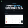 Metody dostawy na karcie produktu - Moduł PrestaShop 1.7/8.x/9.x